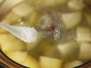 夏日消暑健胃靓汤~茨实节瓜汤 