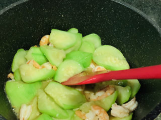 丝瓜炒虾仁 