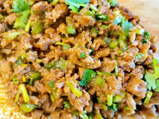 牛肉夹馍~自己活面烙白吉馍 